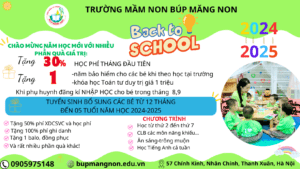 CHÀO NĂM HỌC MỚI 2024-2025 VỚI NHIỀU PHẦN QUÀ GIÁ TRỊ - TRƯỜNG MẦM NON BÚP MĂNG NON